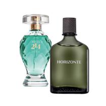 Boticollection Horizonte Desodorante Colônia 100ml + Botica 214 Fiji Paradise Floral Especiado Eau De Parfum 75ml