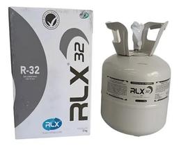 Botija de fluido refrigerante r32 com 3kg para ar condicionado residencial e comercial.