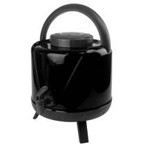Botijão Garrafa Térmica 5 Litros Torneira Café Chá Tererê Cor:Preto Botijão Garrafa Térmica 5 Litros Torneira Café Chá Tererê Cor:Preto