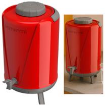 Botijão Garrafão Térmico Unitermi Arezzo 10 Litros Vermelho
