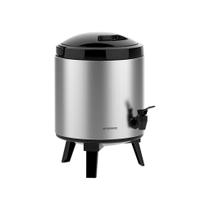 Botijão Palace 6L Inox Preto - Soprano Botijão Palace 6L Inox Preto - Soprano