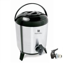 Botijão Térmico 7,7 Litros Hercules em Aço Inox Ideal para Café, Suco e Água