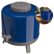 Botijão Térmico Arezzo 5 Litros Com Torneira Azul Térmica Para Café Chá e Sucos Botijão Térmico Arezzo 5 Litros Com Torneira Azul Térmica Para Café Chá e Sucos