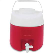 Botijao Termico Com Torneira Fortline 4L Vermelho Botijao Termico Com Torneira Fortline 4L Vermelho