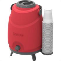 Botijao Termico Com Torneira Soprano 12L Vermelho 09000.0018.17 Botijao Termico Com Torneira Soprano 12L Vermelho 09000.0018.17