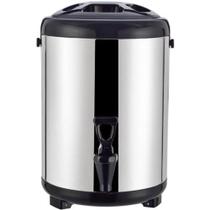Botijao termico garrafao hotel pousada cafe leite agua quente frio inox 8 litros diamond luxo