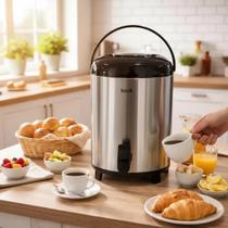 Botijao Termico Inox 9,5 Litros Bebidas Quentes E Frias Festa Restaurantes Hoteis Botijao Termico Inox 9,5 Litros Bebidas Quentes E Frias Festa Restaurantes Hoteis