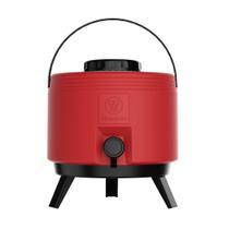 Botijão Térmico Maxitermo Termolar Vermelho 6 Litros