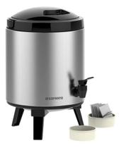 Botijão Térmico Soprano Palace 6 Litros Aço Inox C/ Torneira Botijão Térmico Soprano Palace 6 Litros Aço Inox C/ Torneira