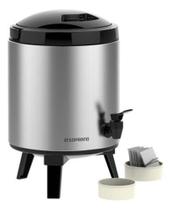 Botijão Térmico Soprano Palace 6 Litros Aço Inox C/ Torneira Botijão Térmico Soprano Palace 6 Litros Aço Inox C/ Torneira