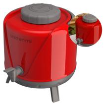 Botijão Térmico Unitermi 5 Litros Com Torneira Vermelha Térmica Para Café Chá e Sucos Botijão Térmico Unitermi 5 Litros Com Torneira Vermelha Térmica Para Café Chá e Sucos