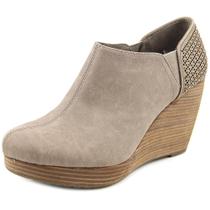 Botín Dr. Scholl's Harlow en topo con cuña y tacón de 7 cm