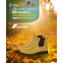 Botina baspan original impermeável pé seco caramelo Botina baspan original impermeável pé seco caramelo