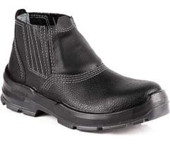 Botina Bidensidade Elastico Bico PVC Preta 4045BELS4600LL CA 42016 - BRACOL