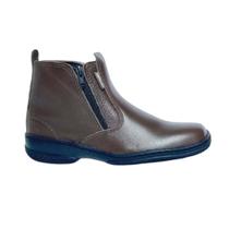 Botina Bootenis Zíper Couro Látego Cores Diversas Domtauros Botina Bootenis Zíper Couro Látego Cores Diversas Domtauros