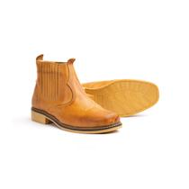 Botina Bota Masculina Bico Quadrado Bordada Country Rodeio Rustica Confortável Couro Legitimo Botina Bota Masculina Bico Quadrado Bordada Country Rodeio Rustica Confortável Couro Legitimo