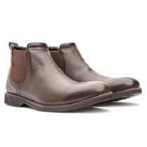 Botina Bota Masculina Chelsea Boots Couro Leg Comfort Gel Botina Bota Masculina Chelsea Boots Couro Leg Comfort Gel