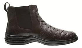 Botina Bota Masculina Couro Butina Escamada Botina Bota Masculina Couro Butina Escamada