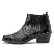 Botina Bota Masculina em Couro Legítimo Texana Country Montaria Tradicional Botina Bota Masculina em Couro Legítimo Texana Country Montaria Tradicional
