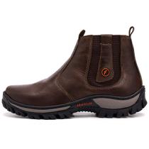 Botina Bota Tratorada Masculina Adventure Em Couro Botina Bota Tratorada Masculina Adventure Em Couro