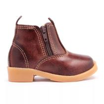 Botina Botininha Infantil De Couro