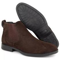 Botina Brete De Couro