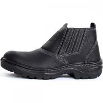Botina Cartom 011 Pu Elastica 43 Com Biqueira De Aco Par 1982