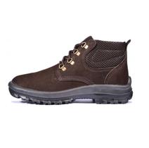 Botina cartom nobuck marrom com cadarco sem bico tp092c 40