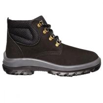 Botina Cartom Tp92 Bidensidade Com Cadarco''44''Sem Biqueira Preta Par 4160