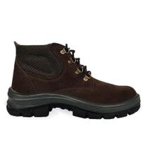 Botina cartom tp92 com cadarco sem biqueira marrom par