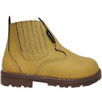 Botina Casual Infantil Cano Curto Com Zíper Sames 6137