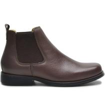 Botina Chelsea Boots Capiau Angus Anatomic Confort Gel Flex Café