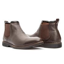 Botina Chelsea Rodeio E Vaquejada Em Couro Forrada top