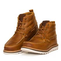 Botina Coturno Retro Masculino Couro