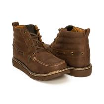Botina Coturno Retro Masculino Couro