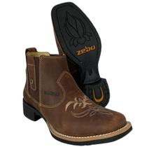 Botina Country Feminina Zebu Mustang Terra - REF: 71020MS05