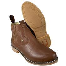 Botina Country Masculina Zebu Cor Whiski - Ref. 64010 AL 07