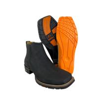 Botina Country Masculina Zebu Preta - REF: 57020 MS 01