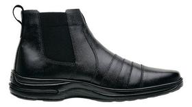 Botina Couro Legítimo Confortável Masculina Botina Couro Legítimo Confortável Masculina