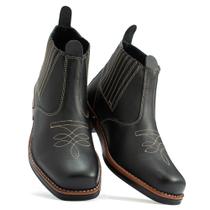 Botina Db Singoow Country Couro Masculina FESTA DE PEÃO E JUNINA