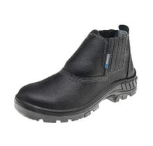 Botina de Couro Elastico Bico PVC Cor: Preta CA: 41419 REF: 95B19-BP -MARLUVAS