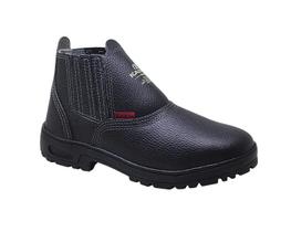 Botina de impacto preta com elastico solado nitrilico n 36