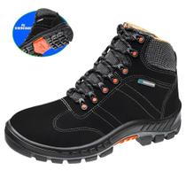 Botina de Segurança em Couro Nubuck com Solado PU Bidensidade 75BPR29 MSP 700347 MARLUVAS Botina de Segurança em Couro Nubuck com Solado PU Bidensidade 75BPR29 MSP 700347 MARLUVAS