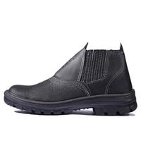 Botina de segurança para trabalho Monodensidade preta com elástico Cartom Botina de segurança para trabalho Monodensidade preta com elástico Cartom