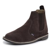 Botina Dover London Style Camurça Café