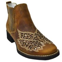 Botina Feminina Bordada Nashville 369