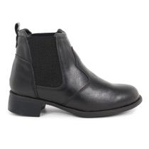 Botina Feminina Bota Chelsea Cano Curto Couro Legítimo Botina Feminina Bota Chelsea Cano Curto Couro Legítimo