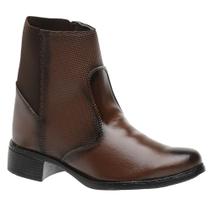 Botina Feminina Casual Coturno Cano Curto Conforto Macia Siroco Ecologico