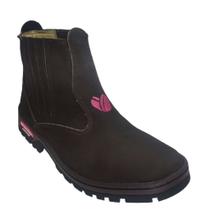 Botina Feminina Couro Nobuck Modativa agriculture 100% original. Botina Feminina Couro Nobuck Modativa agriculture 100% original.