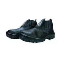 Botina Flex Bico PP com Fechamento Elástico CA 17010 42 Preta - Kadesh